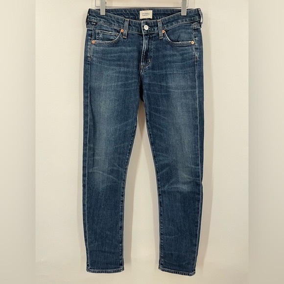 COH 27x30 Racer Low Rise Skinny Jeans 0874 Citizens Of Humanity caspian blue - Picture 2 of 6